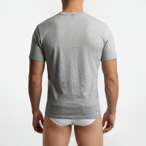 ED Cotton Spandex T-shirt - Heather Grey