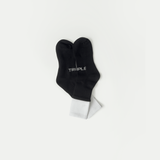 L Cotton Spandex Socks - Black