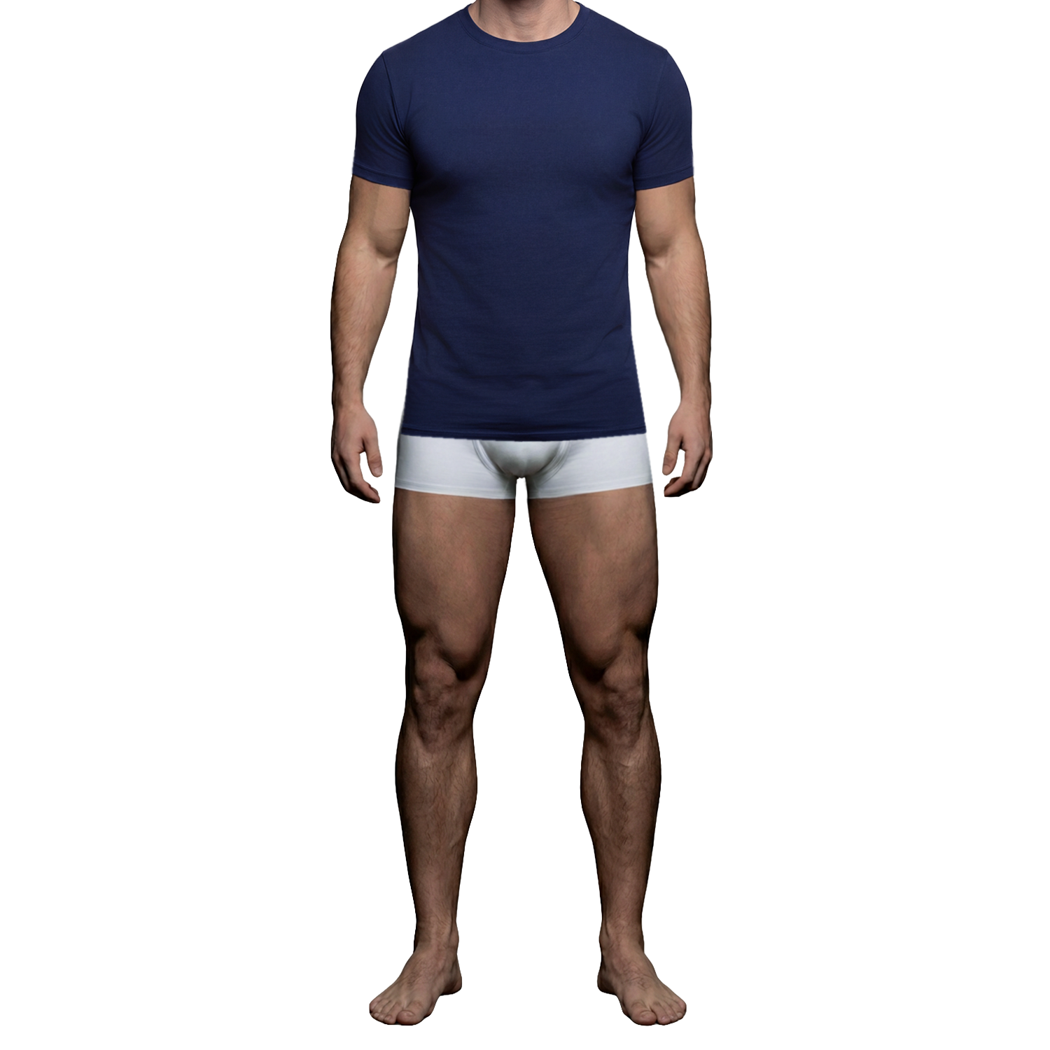 ED Cotton Spandex T-shirt - Navy