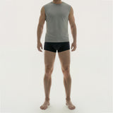 ED Cotton Spandex Sleeveless Top - Heather Grey