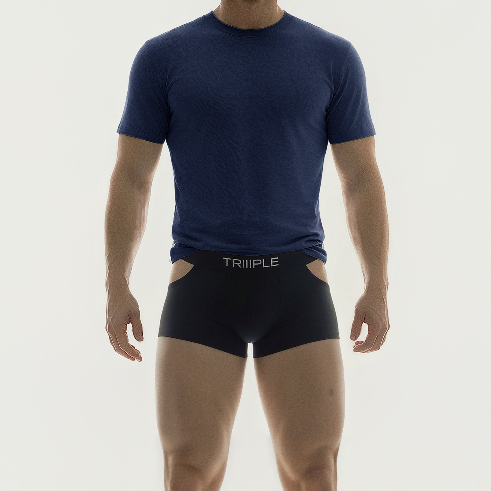 ED Cotton Spandex T-shirt - Navy