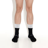 L Cotton Spandex Socks - Black