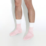 L Cotton Spandex Socks - Pink