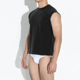 ED Cotton Spandex Sleeveless Top - Black