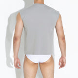 ED Cotton Spandex Sleeveless Top - Heather Grey