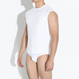 ED Cotton Spandex Sleeveless Top - White