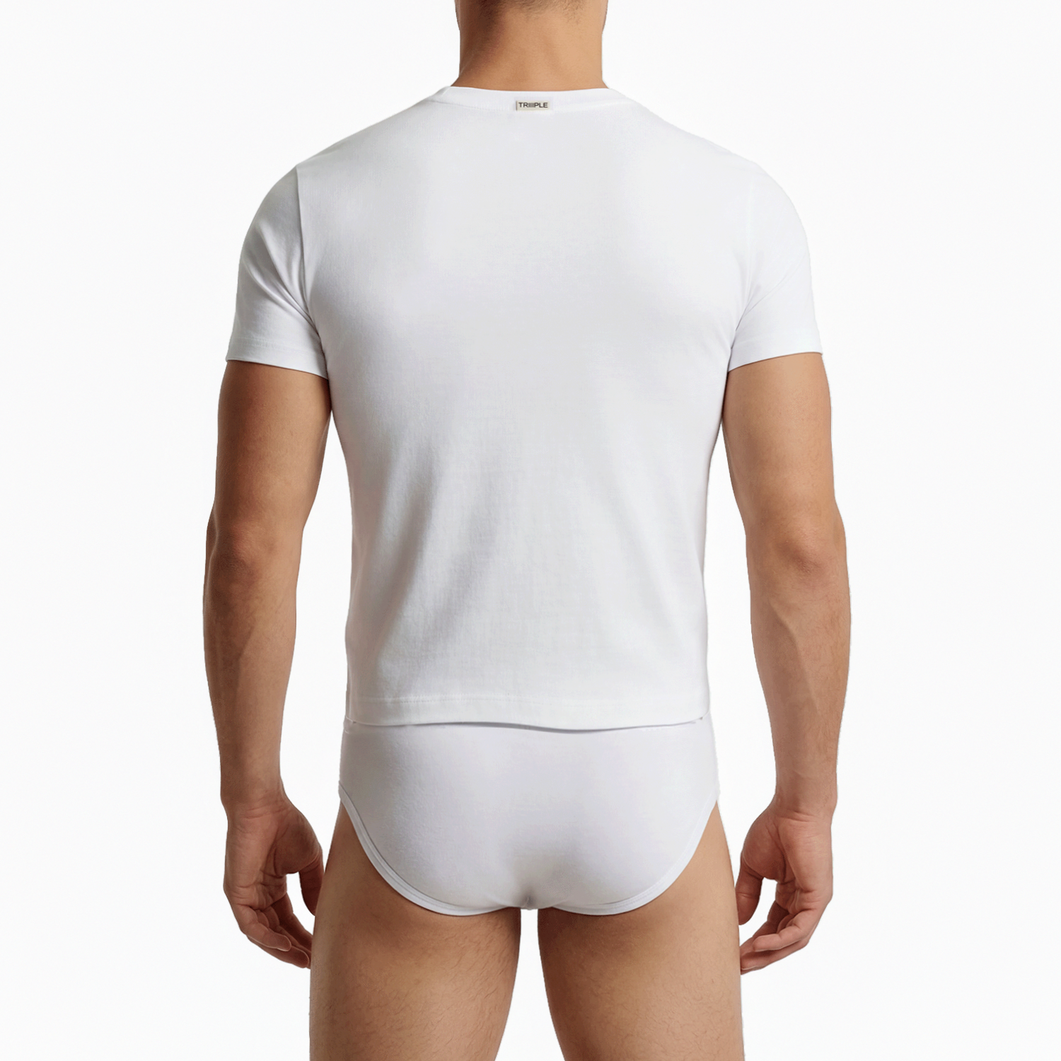 ED Cotton Spandex T-shirt, White