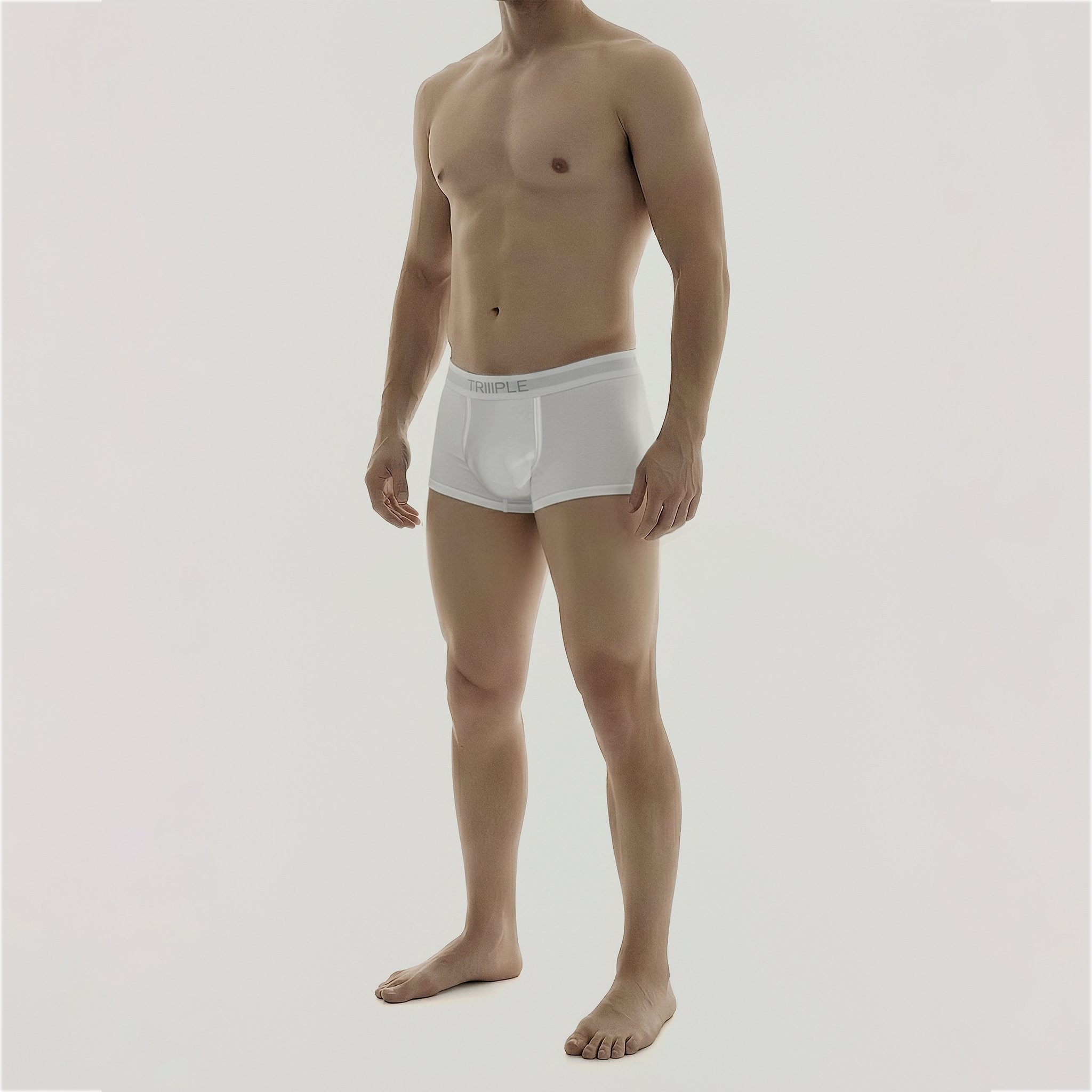W Cotton Spandex Boxer Trunk