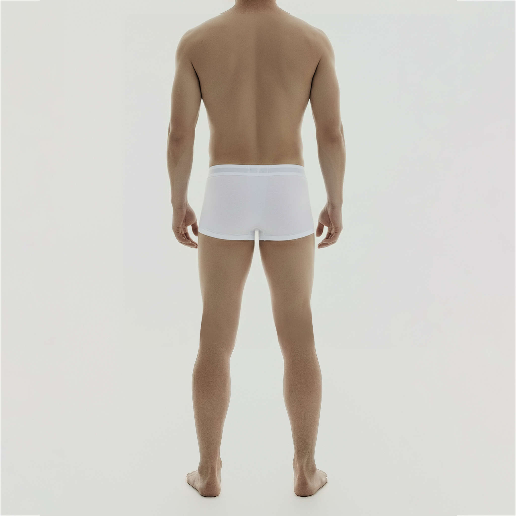 W Cotton Spandex Boxer Trunk