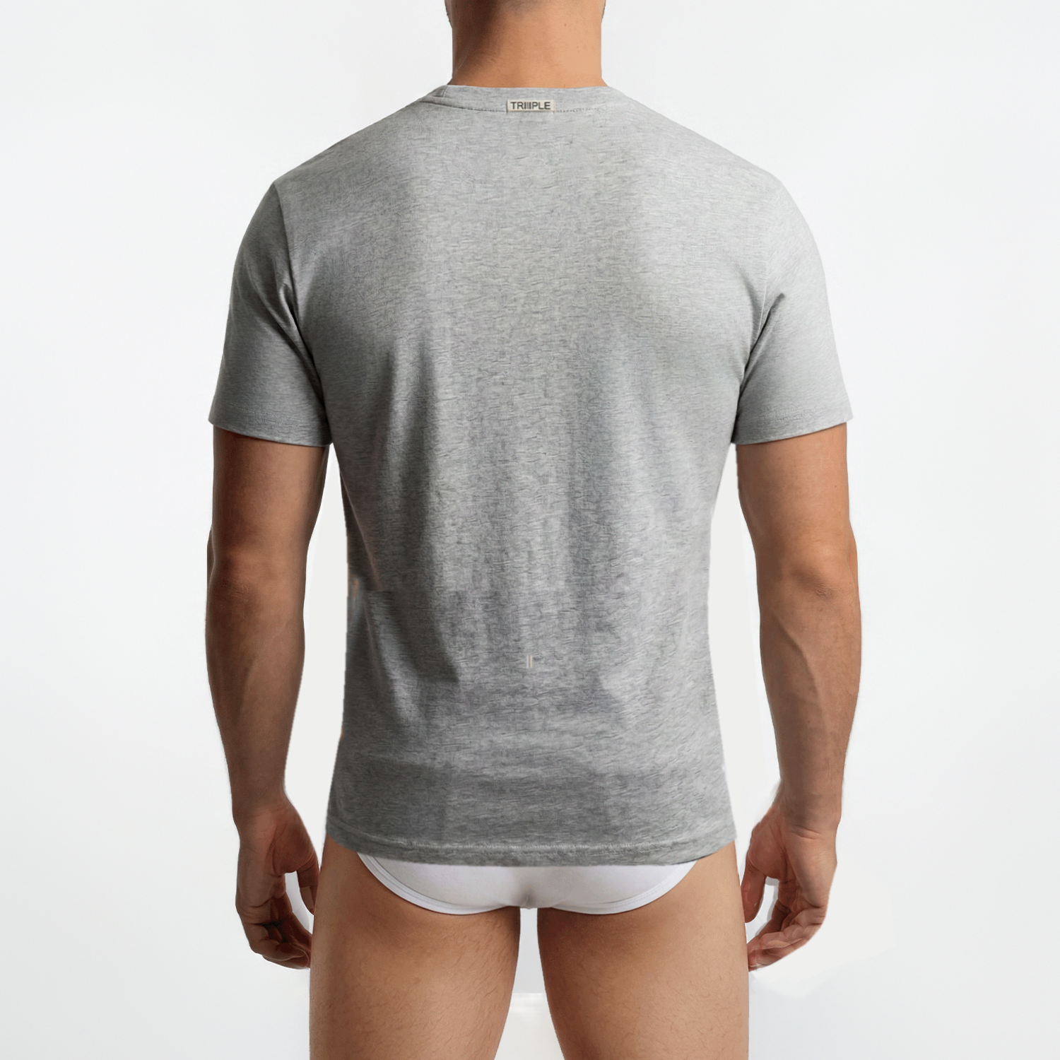 ED Cotton Spandex T-shirt, Heather Grey